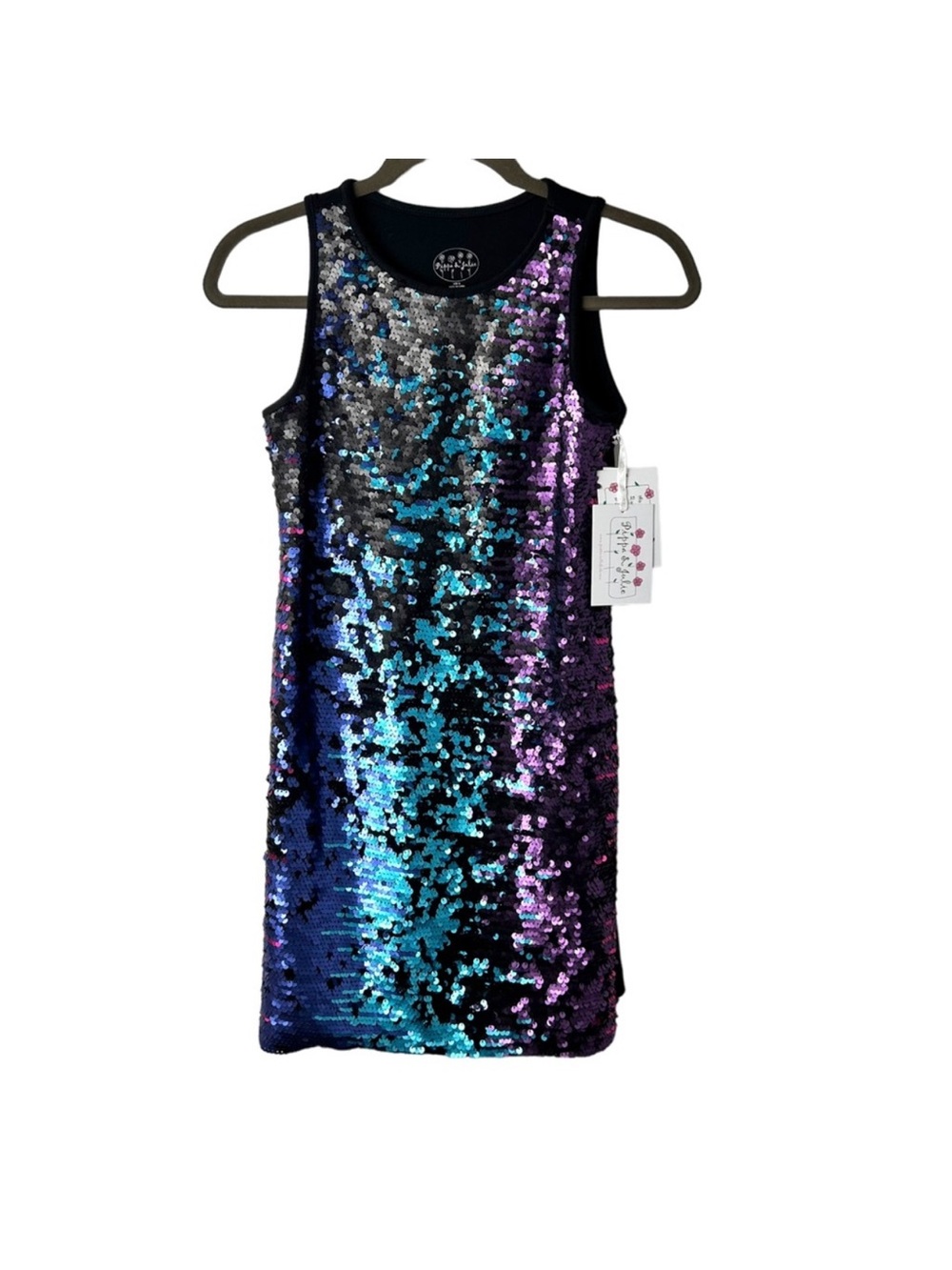 Pippa & Julie NWT PURPLE, Blue and red Sequin Dress (14 Girl) NEW!